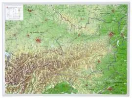 Cover: 4280000002426 | Österreich 1 : 1 600 000 | Reliefkarte | André Markgraf (u. a.) | 1 S.