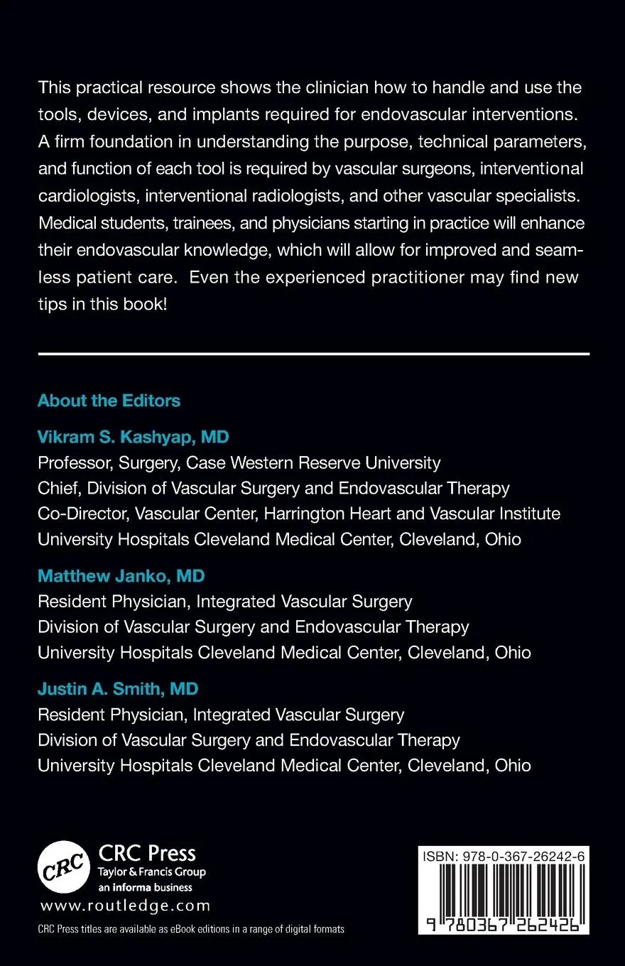 Rückseite: 9780367262426 | Endovascular Tools and Techniques Made Easy | Kashyap (u. a.) | Buch