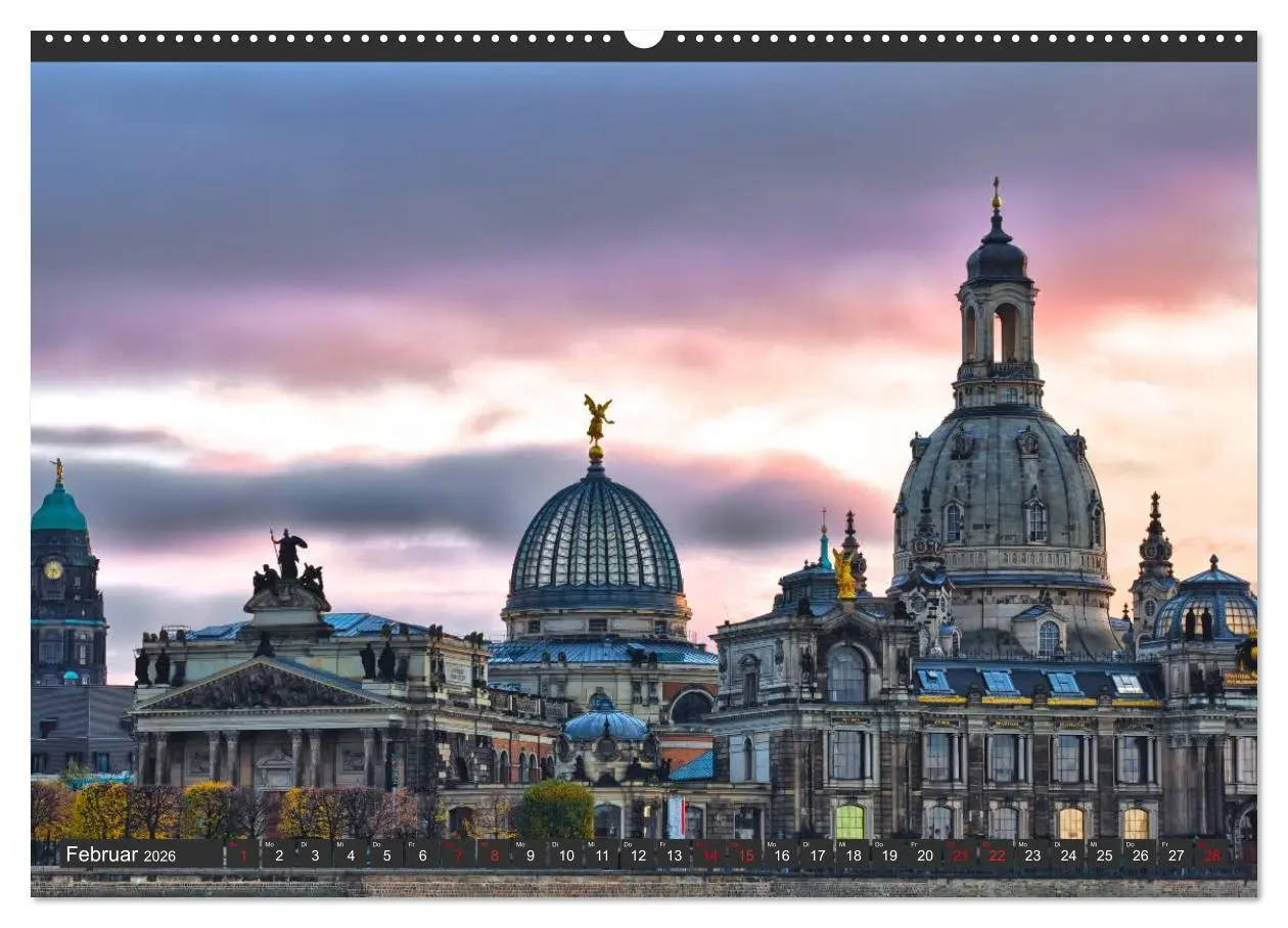 Bild: 9783516142426 | Dresden - Die Frauenkirche (Wandkalender 2026 DIN A2 quer),...