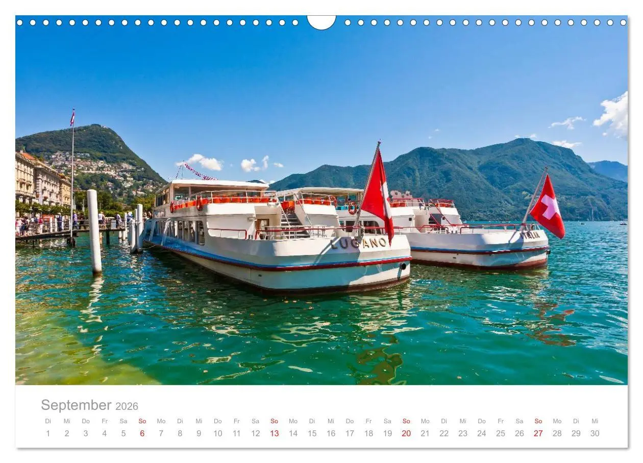 Bild: 9783516212426 | TESSIN Werner Dieterich (Wandkalender 2026 DIN A3 quer), CALVENDO...