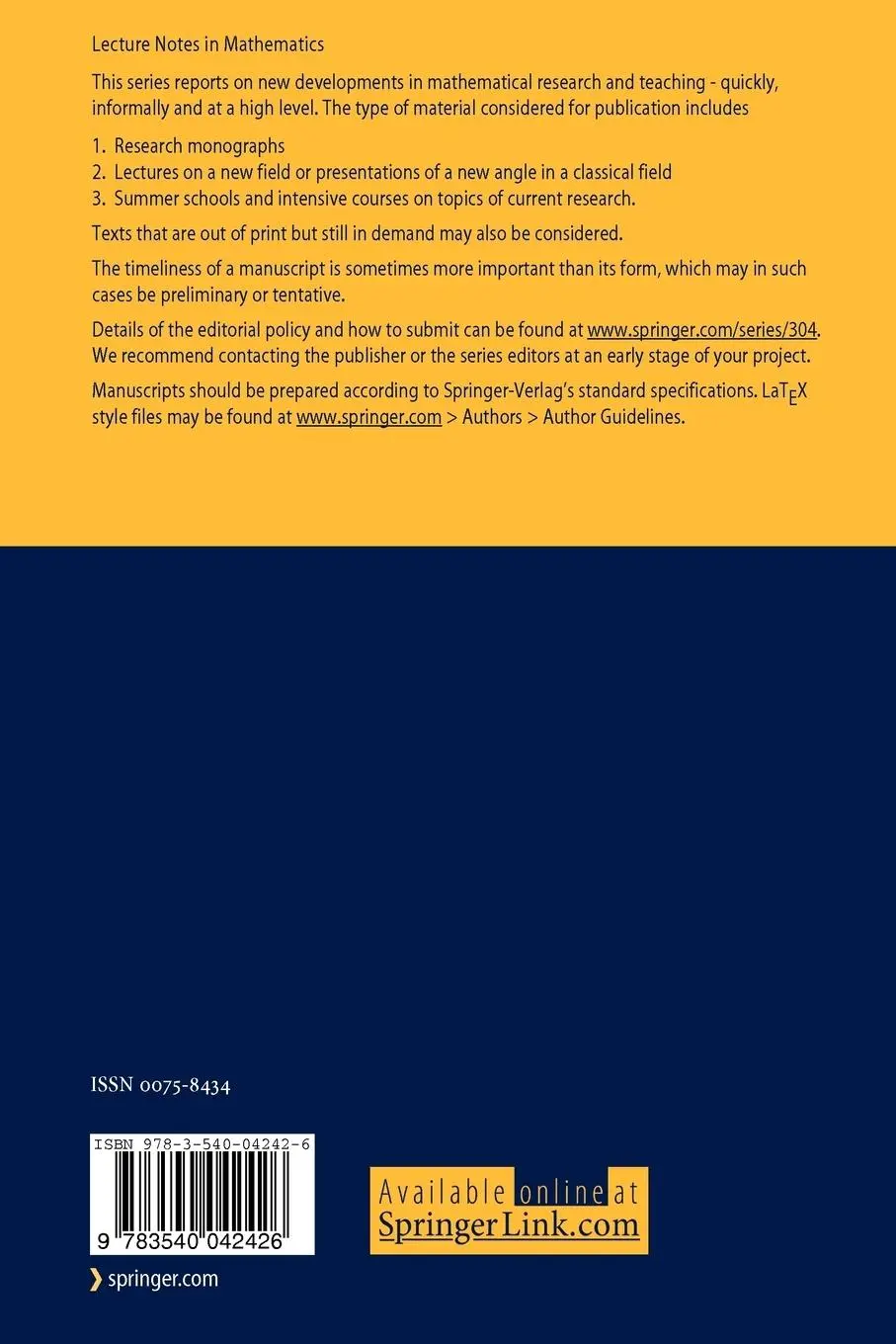 Rückseite: 9783540042426 | The Syntax and Semantics of Infinitary Languages | Jon Barwise | Buch