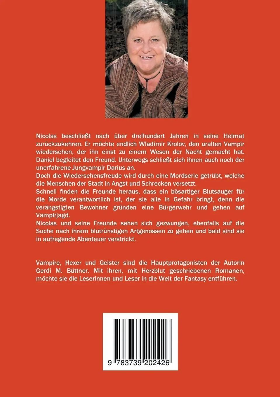Rückseite: 9783739202426 | Blutgier | Vampir-Saga Teil 2 | Gerdi M. Büttner | Taschenbuch | 2025