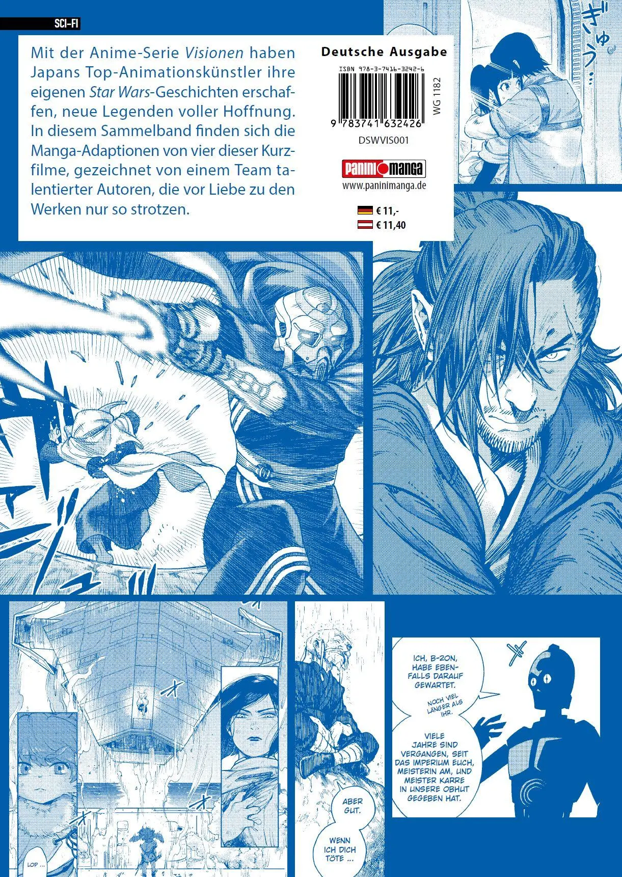 Rückseite: 9783741632426 | Star Wars: Visionen (Manga) 01 | Haruichi (u. a.) | Taschenbuch | 2023