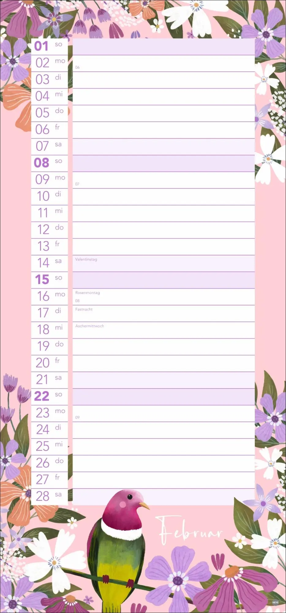 Bild: 9783756412426 | Mein Planer 2026 | Kalender | Basic Planer Heye | Spiralbindung | 2026