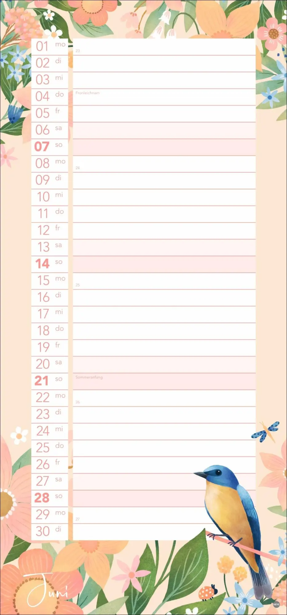 Bild: 9783756412426 | Mein Planer 2026 | Kalender | Basic Planer Heye | Spiralbindung | 2026