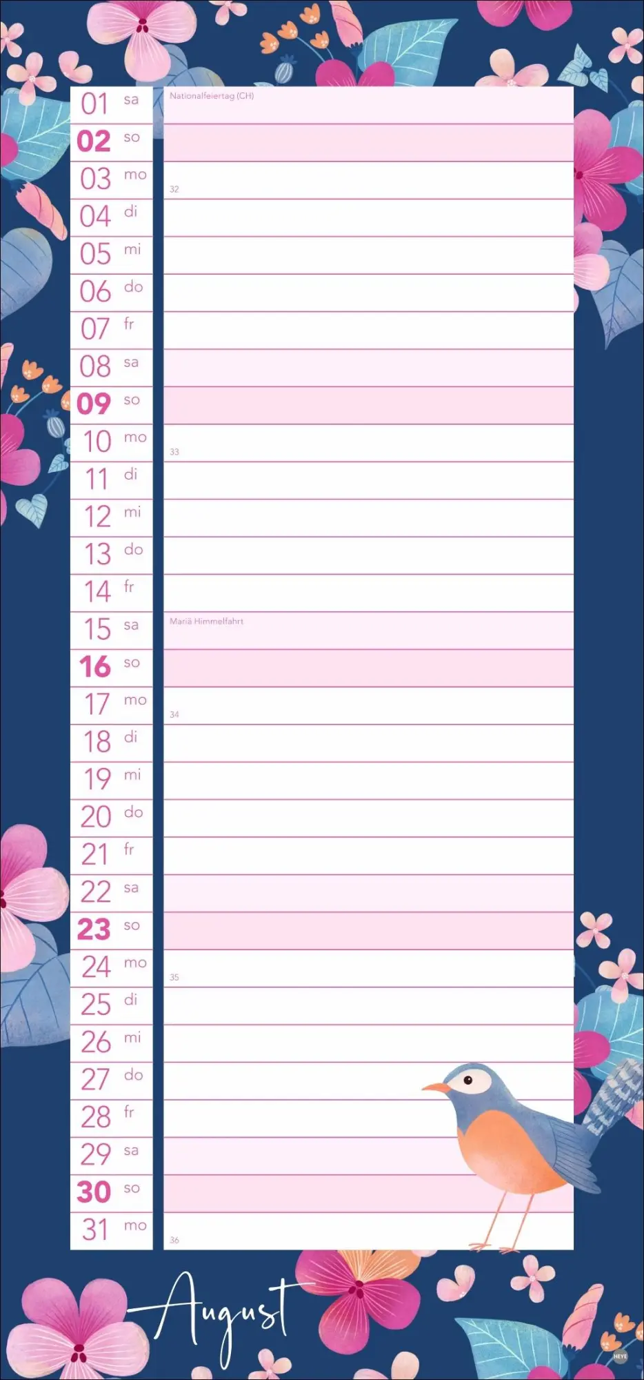 Bild: 9783756412426 | Mein Planer 2026 | Kalender | Basic Planer Heye | Spiralbindung | 2026