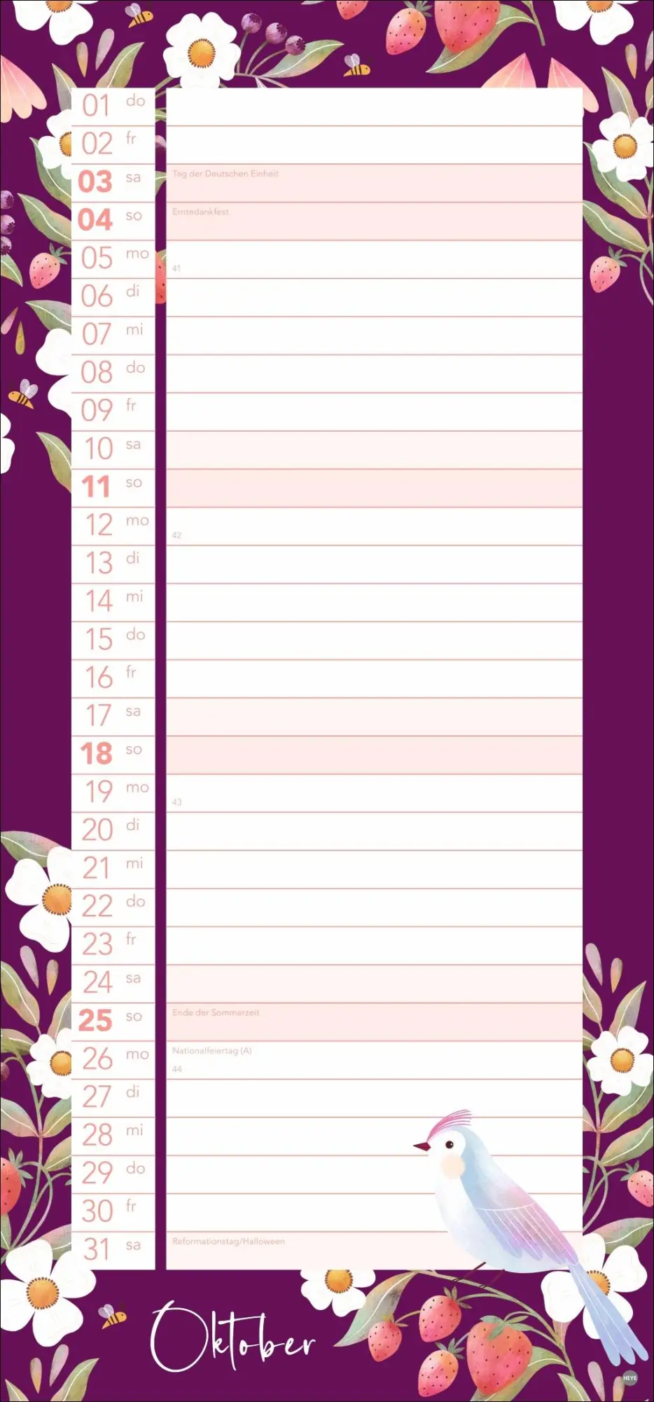 Bild: 9783756412426 | Mein Planer 2026 | Kalender | Basic Planer Heye | Spiralbindung | 2026