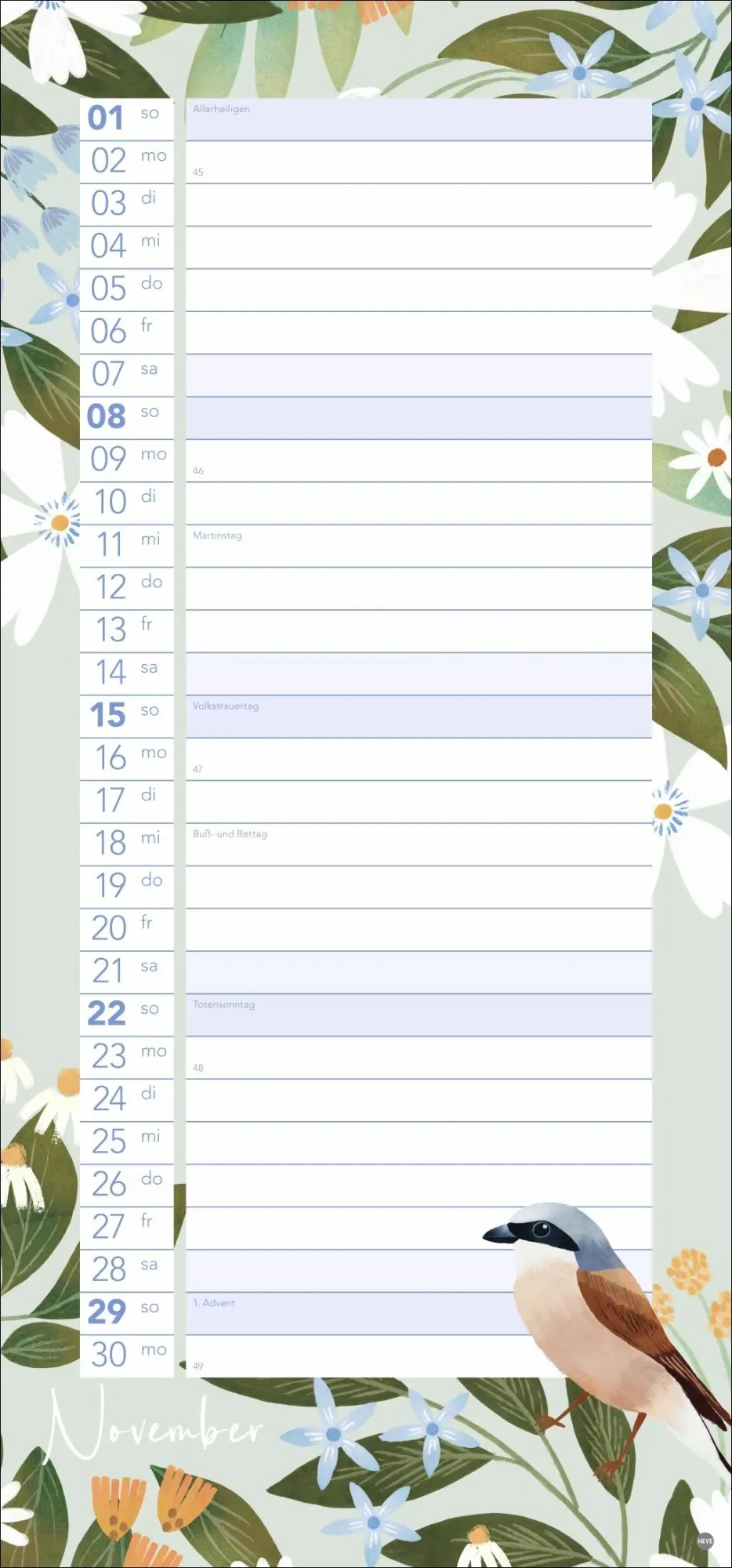 Bild: 9783756412426 | Mein Planer 2026 | Kalender | Basic Planer Heye | Spiralbindung | 2026
