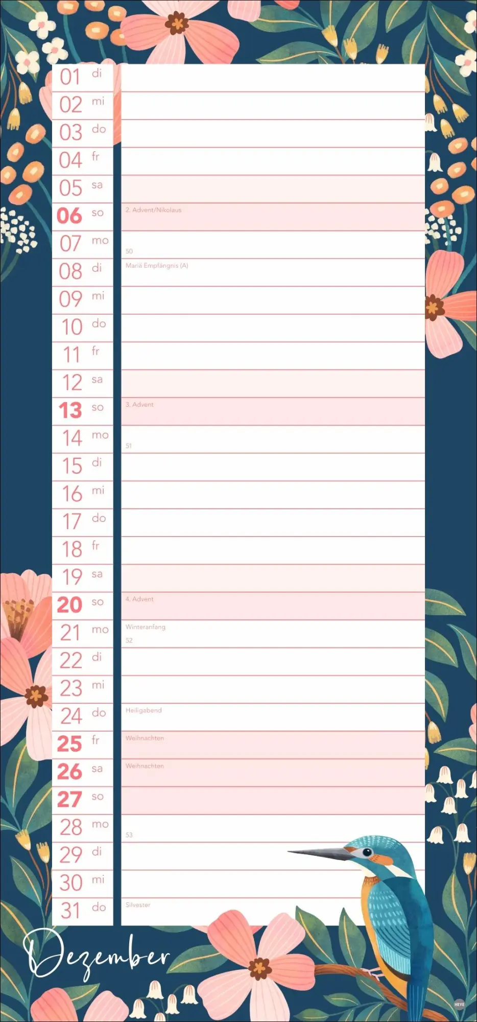Bild: 9783756412426 | Mein Planer 2026 | Kalender | Basic Planer Heye | Spiralbindung | 2026