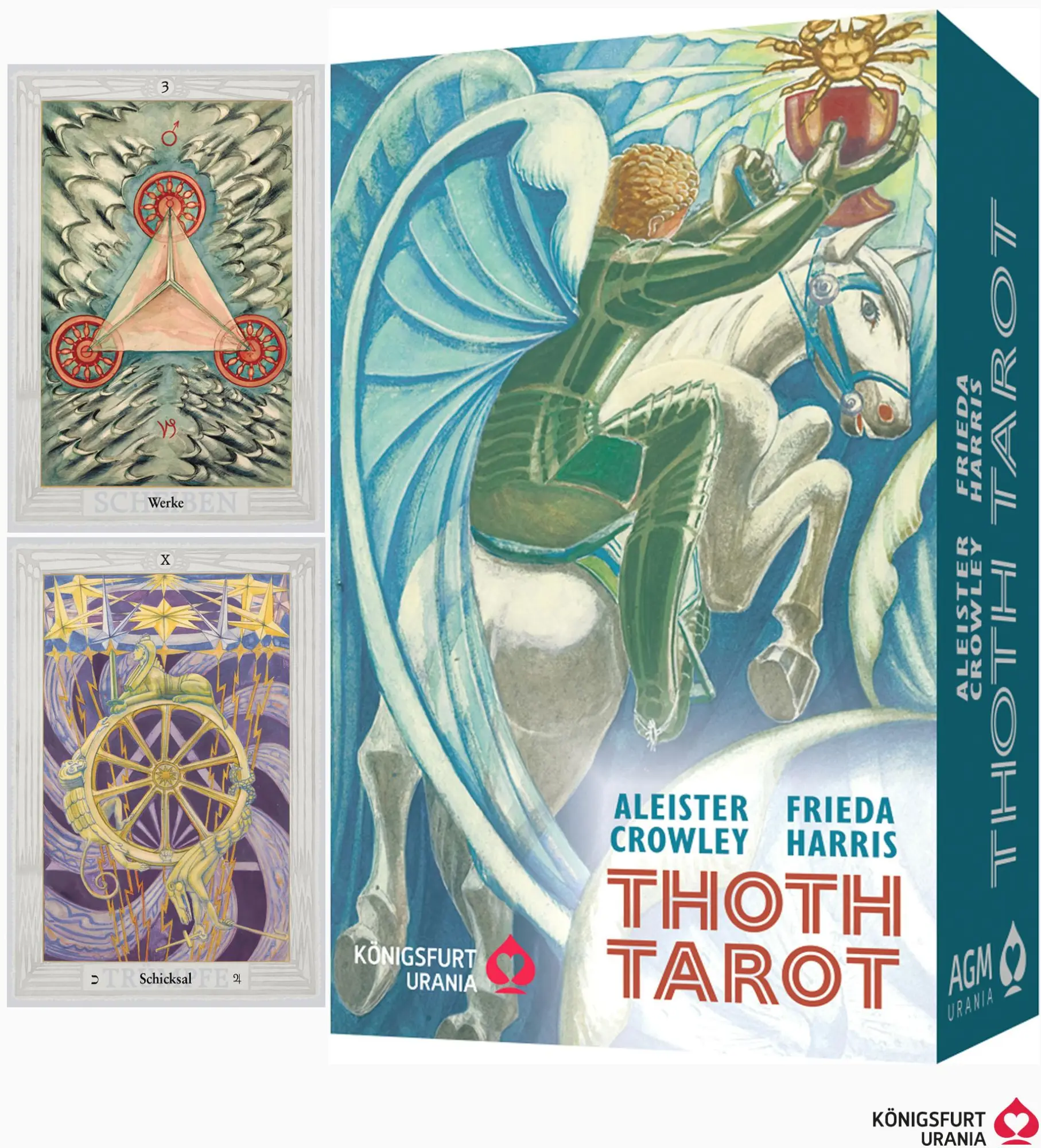 Cover: 4250375102526 | Aleister Crowley Thoth Tarot (Deluxe Ausgabe, Deutsch, DE) | Crowley