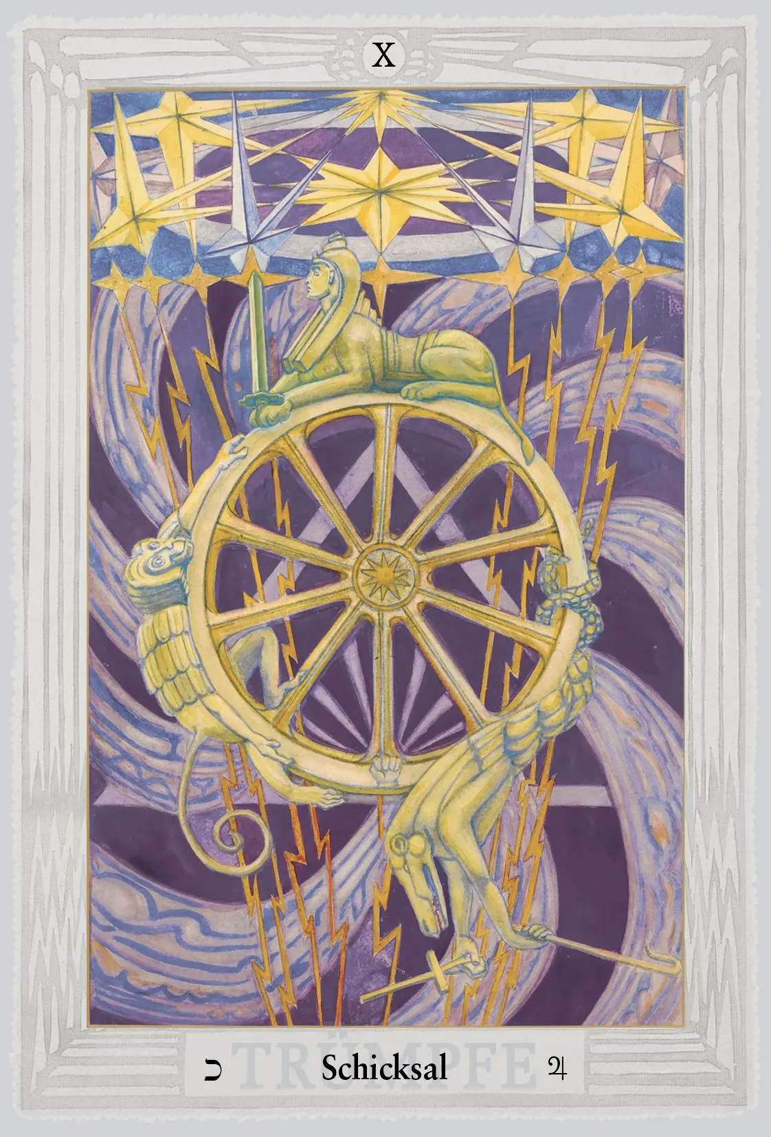 Bild: 4250375102526 | Aleister Crowley Thoth Tarot (Deluxe Ausgabe, Deutsch, DE) | Crowley