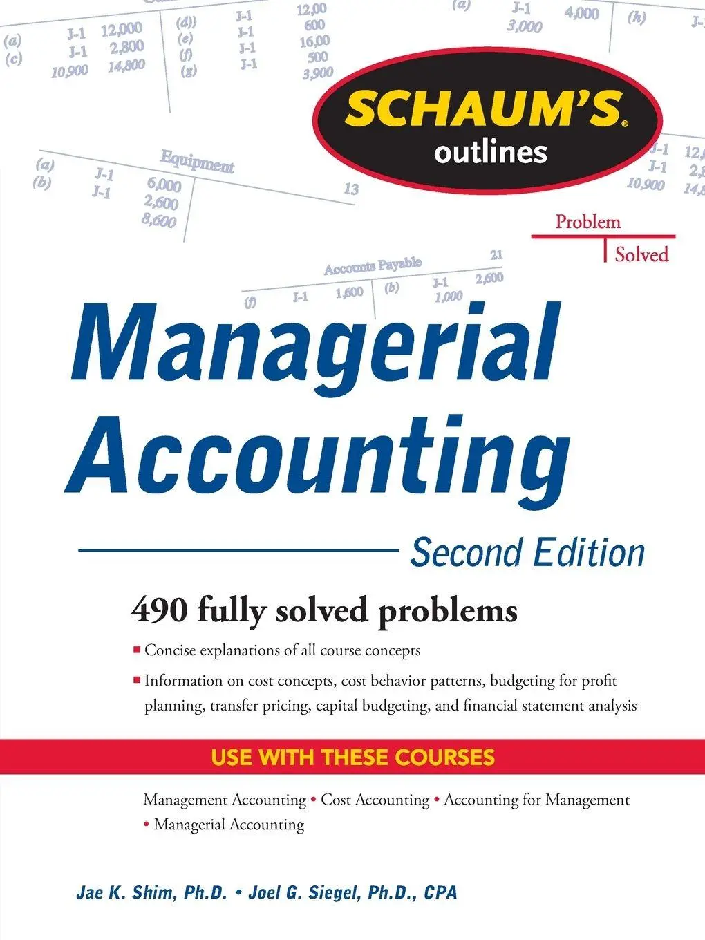 Cover: 9780071762526 | Schaum's Outline of Managerial Accounting, 2nd Edition | Shim (u. a.)