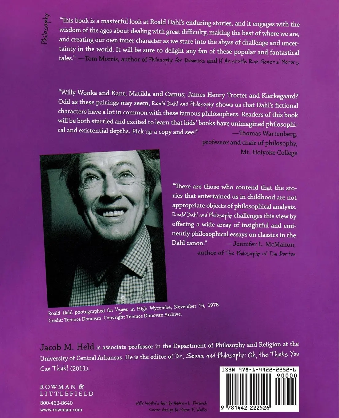 Rückseite: 9781442222526 | Roald Dahl and Philosophy | A Little Nonsense Now and Then | Held