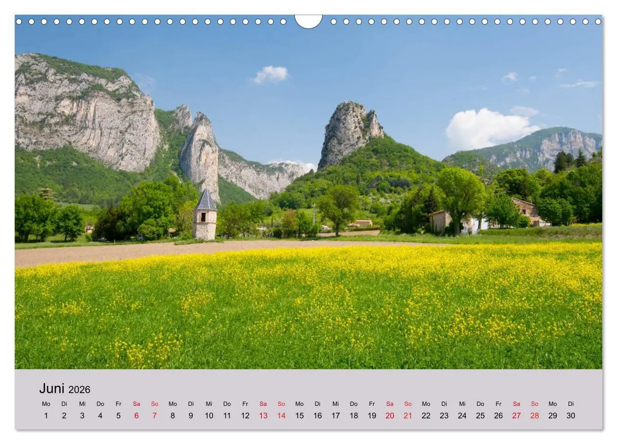 Bild: 9783457802526 | Wundervolles Frankreich (Wandkalender 2026 DIN A3 quer), CALVENDO...