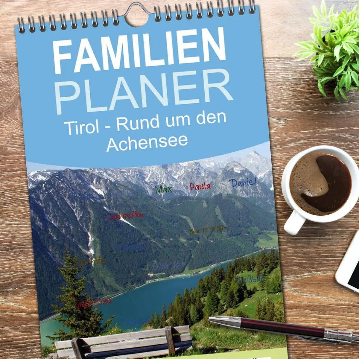 Bild: 9783516512526 | Familienplaner 2026 - Tirol - Rund um den Achensee mit 5 Spalten...