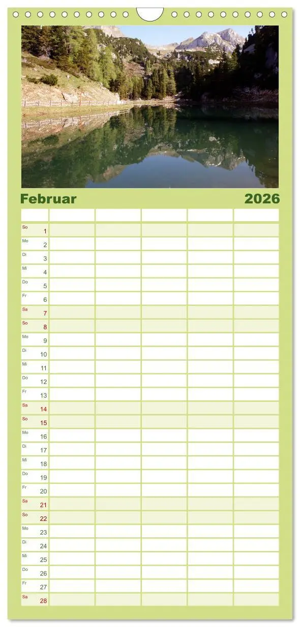 Bild: 9783516512526 | Familienplaner 2026 - Tirol - Rund um den Achensee mit 5 Spalten...