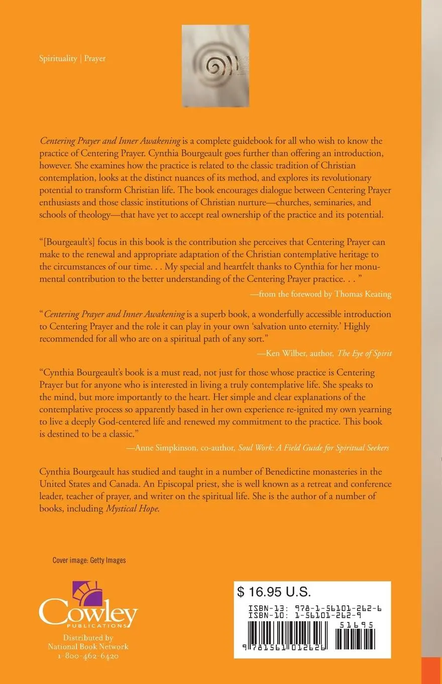 Rückseite: 9781561012626 | Centering Prayer and Inner Awakening | Cynthia Bourgeault | Buch