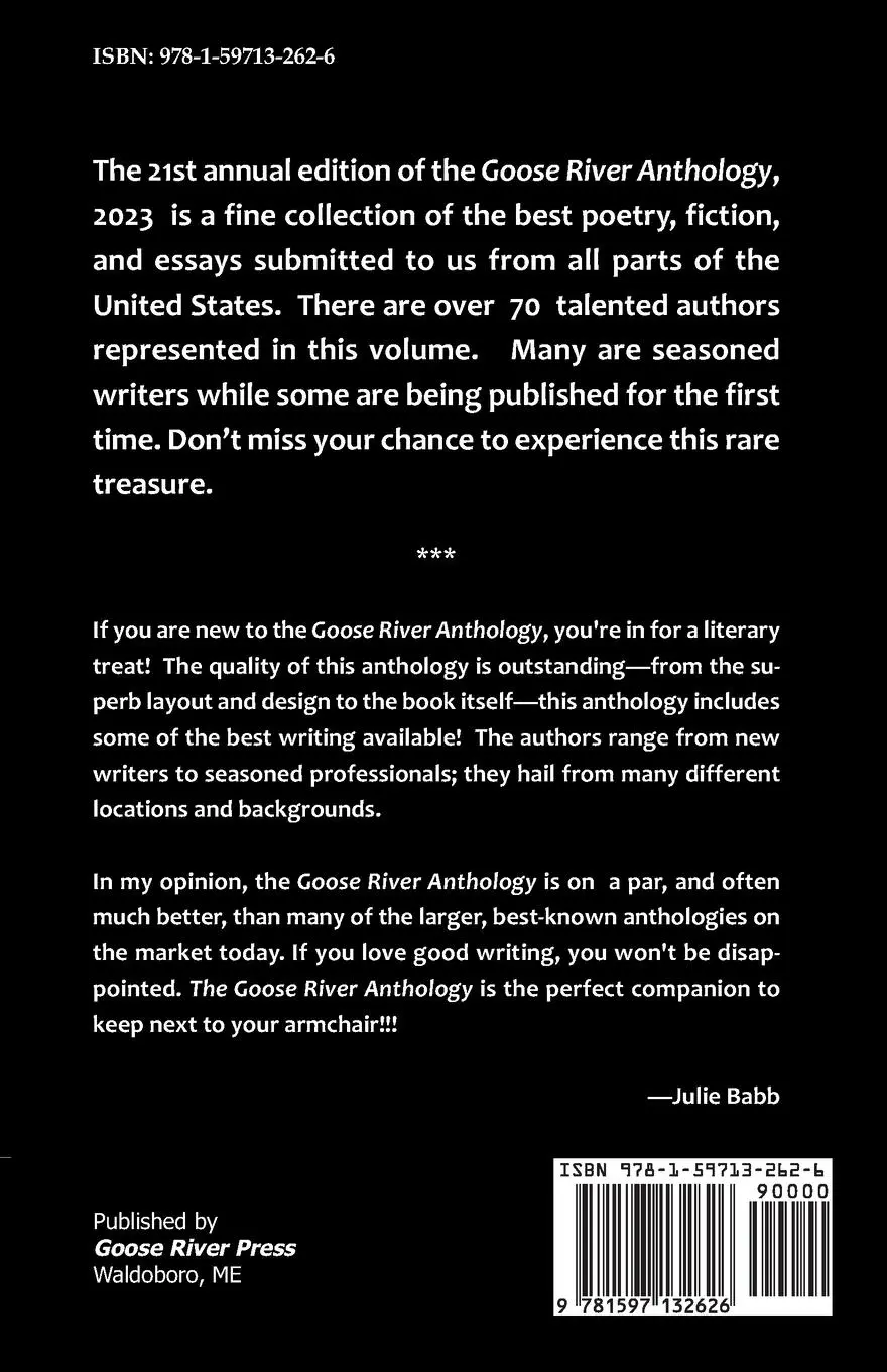 Rückseite: 9781597132626 | Goose River Anthology, 2023 | Deborah J Benner | Taschenbuch | 2021
