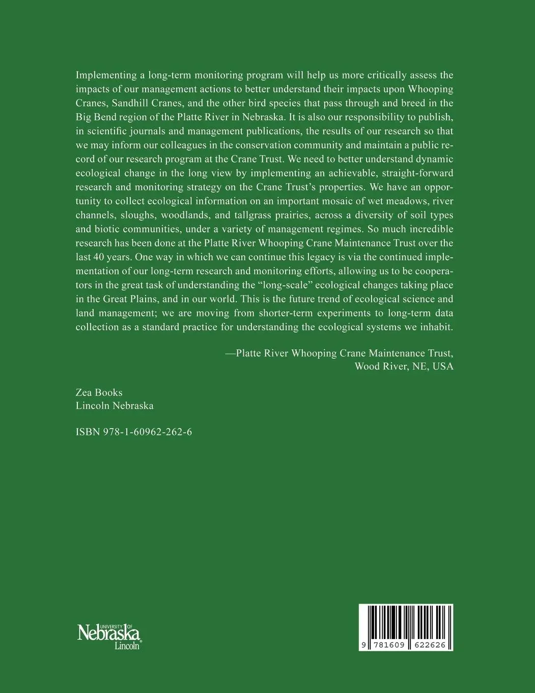Rückseite: 9781609622626 | Landscape-Level Long-Term Biological Research and Monitoring Plan...