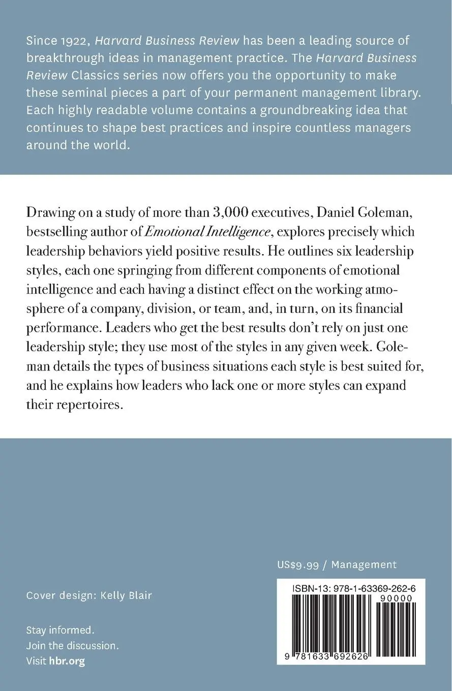 Rückseite: 9781633692626 | Leadership That Gets Results | Daniel Goleman | Taschenbuch | Englisch