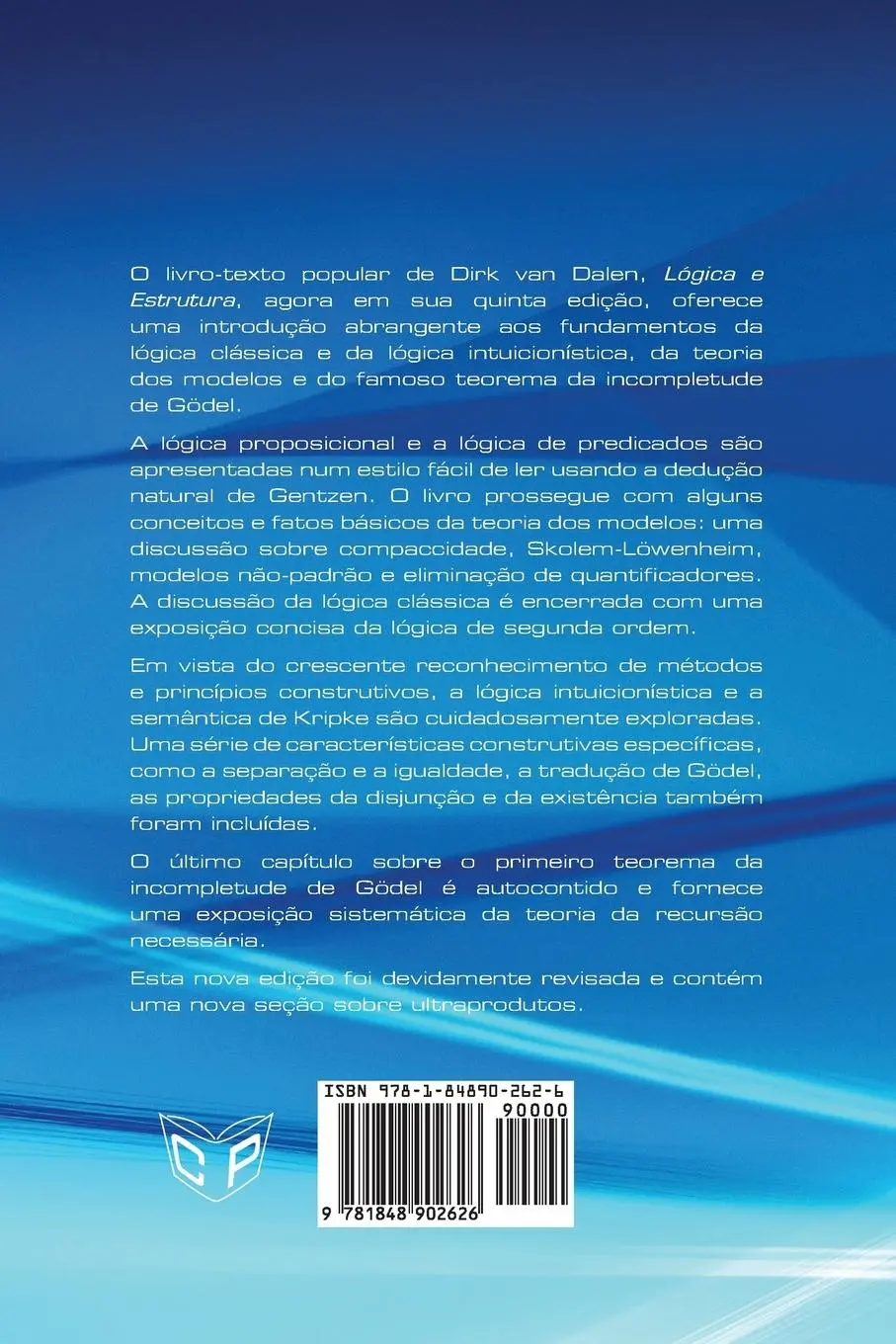 Rückseite: 9781848902626 | Logica e Estrutura | Dirk Van Dalen | Taschenbuch | Portugiesisch