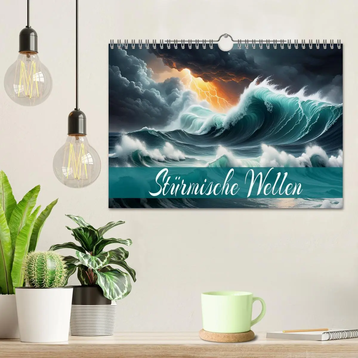 Bild: 9783457342626 | Stürmische Wellen (Wandkalender 2026 DIN A4 quer), CALVENDO...