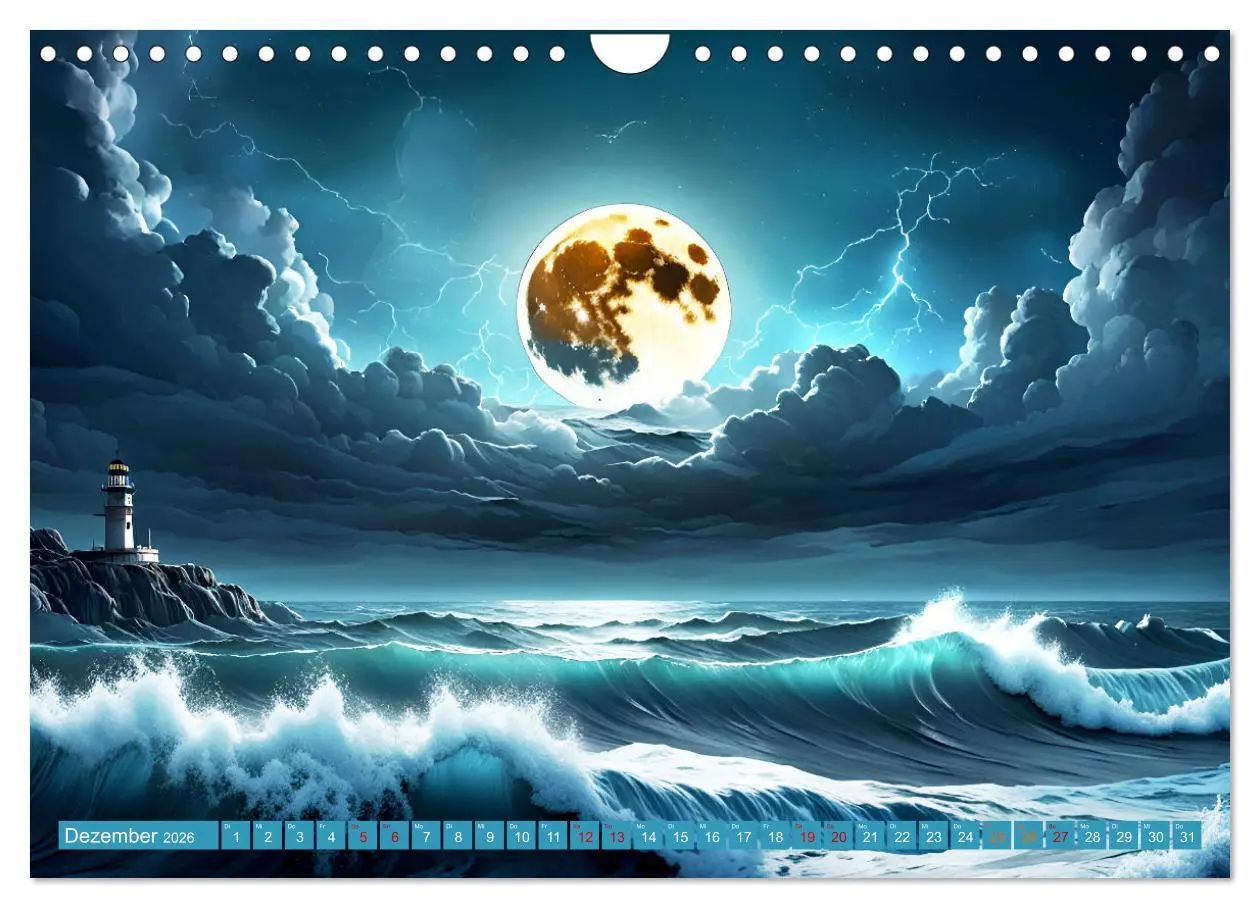 Bild: 9783457342626 | Stürmische Wellen (Wandkalender 2026 DIN A4 quer), CALVENDO...