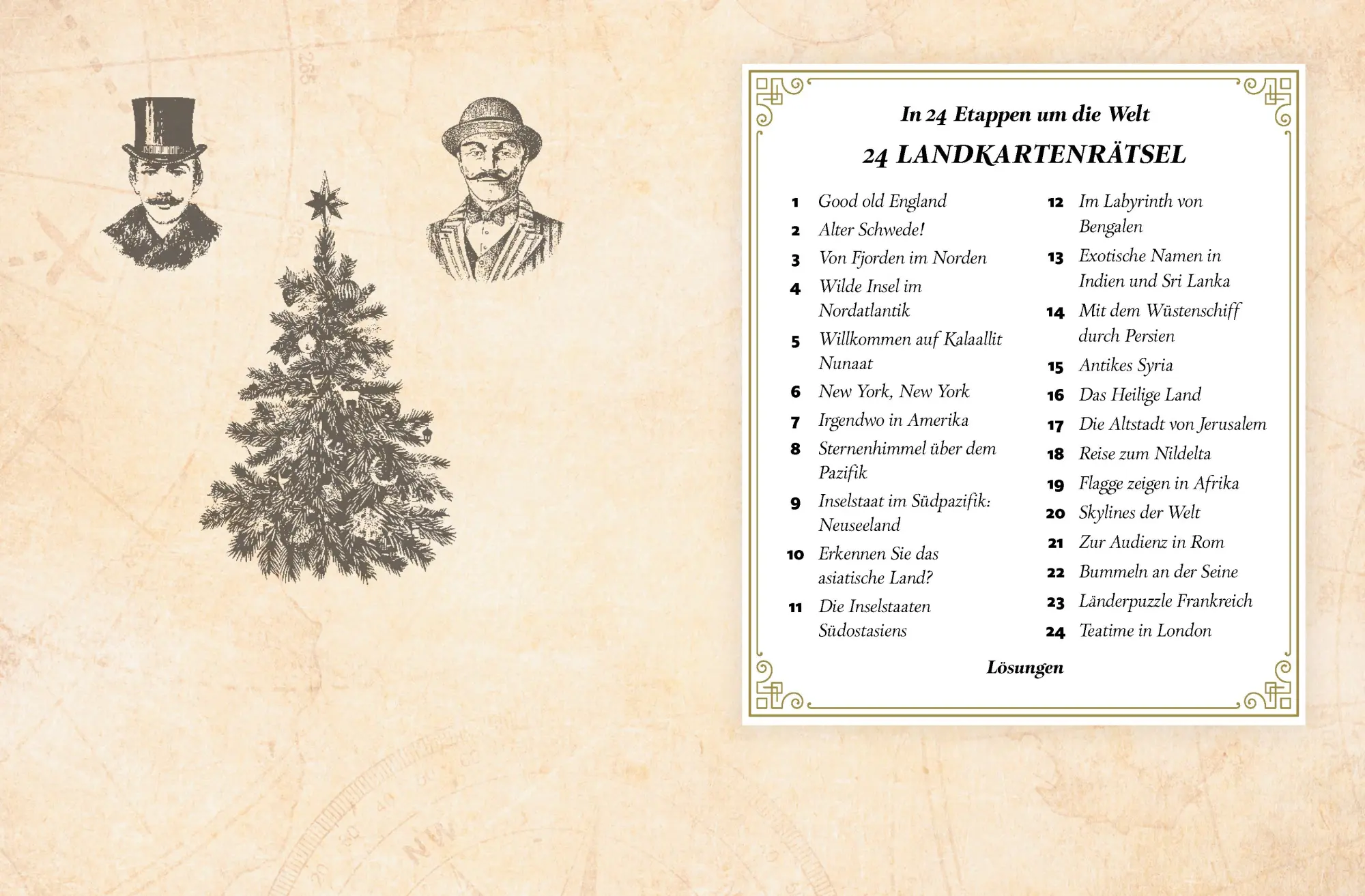 Bild: 9783625192626 | Adventskalender der Landkartenrätsel. In 24 Etappen um die Welt | Buch