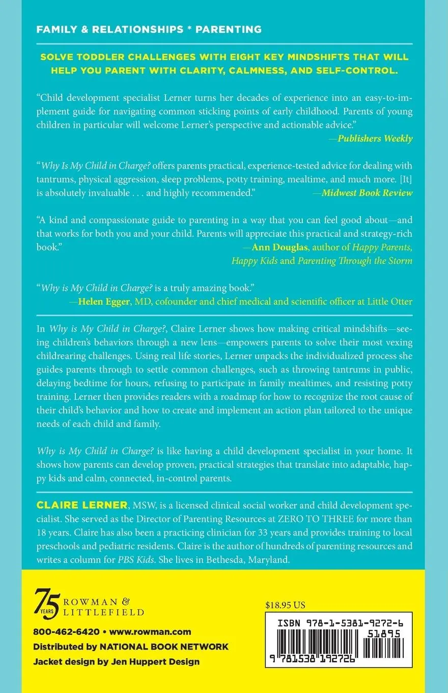 Rückseite: 9781538192726 | Why Is My Child in Charge? | Claire Lerner | Taschenbuch | Englisch