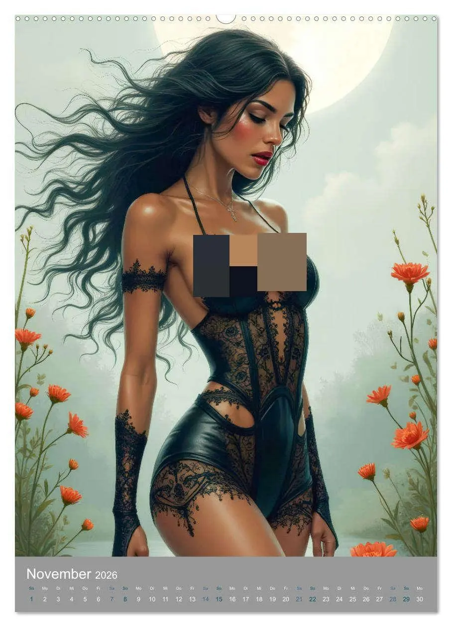 Bild: 9783457262726 | Boho Verführung (hochwertiger Premium Wandkalender 2026 DIN A2...