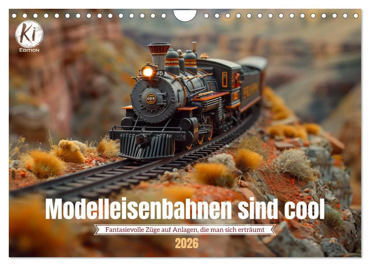 Cover: 9783457332726 | Modelleisenbahnen sind cool (Wandkalender 2026 DIN A4 quer),...