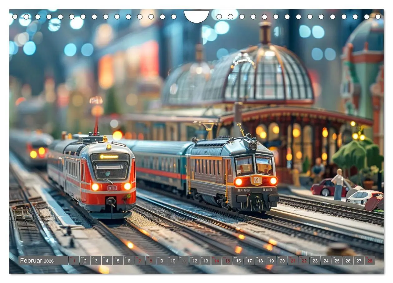 Bild: 9783457332726 | Modelleisenbahnen sind cool (Wandkalender 2026 DIN A4 quer),...