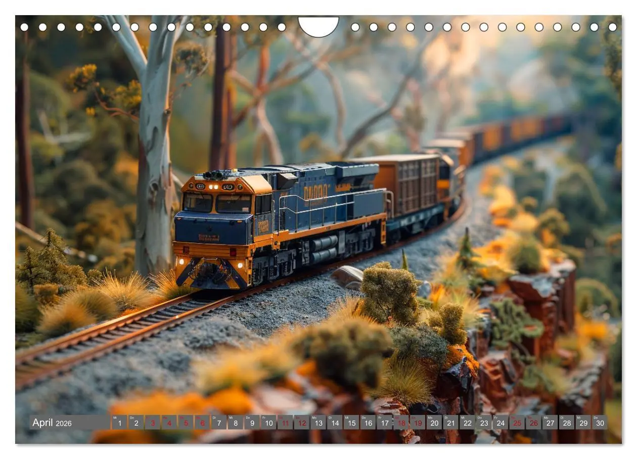Bild: 9783457332726 | Modelleisenbahnen sind cool (Wandkalender 2026 DIN A4 quer),...
