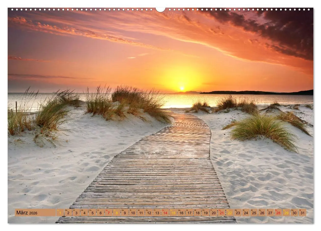 Bild: 9783457402726 | Sehnsucht Strandparadies (Wandkalender 2026 DIN A2 quer), CALVENDO...