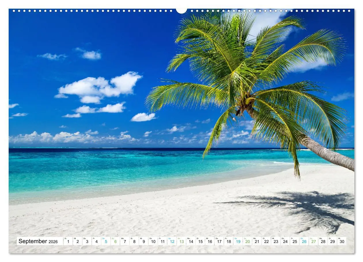 Bild: 9783457402726 | Sehnsucht Strandparadies (Wandkalender 2026 DIN A2 quer), CALVENDO...