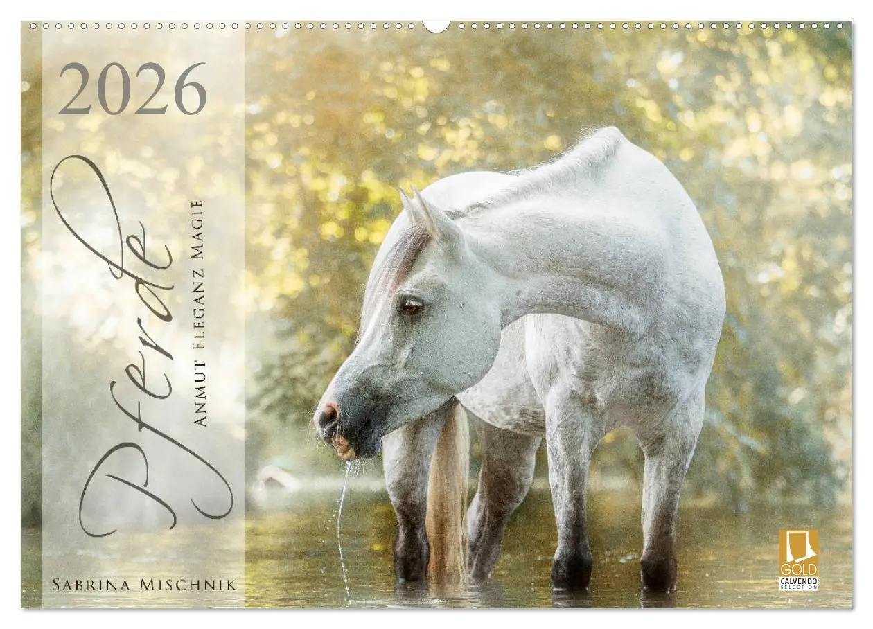 Cover: 9783457882726 | Pferde - Anmut, Eleganz, Magie (Wandkalender 2026 DIN A2 quer),...