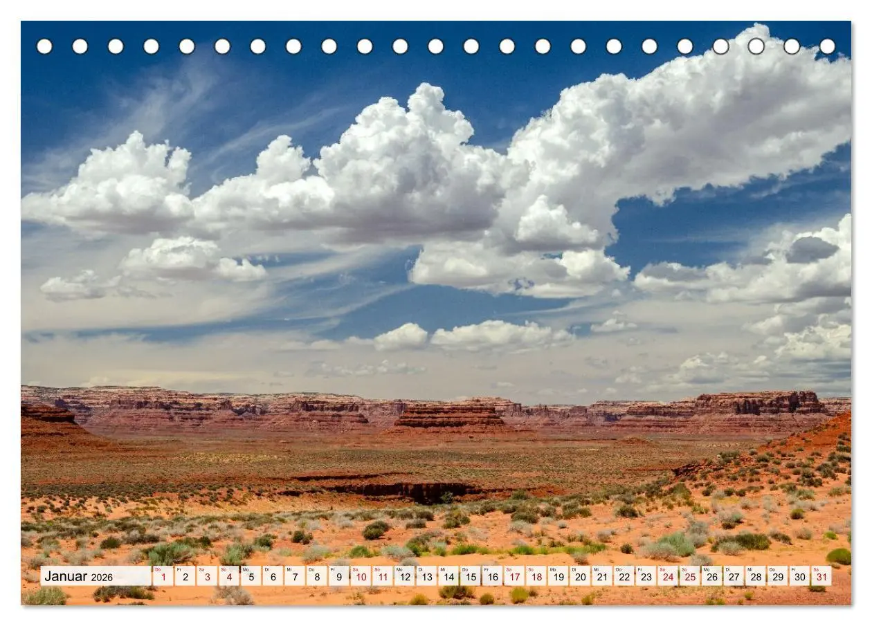 Bild: 9783516592726 | USA: Roadtrip durch die Wüste (Tischkalender 2026 DIN A5 quer),...
