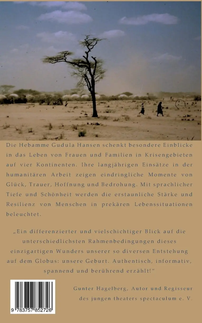 Rückseite: 9783757852726 | Ein Hebammenweg | Briefe und Tagebuchnotizen aus vier Kontinenten