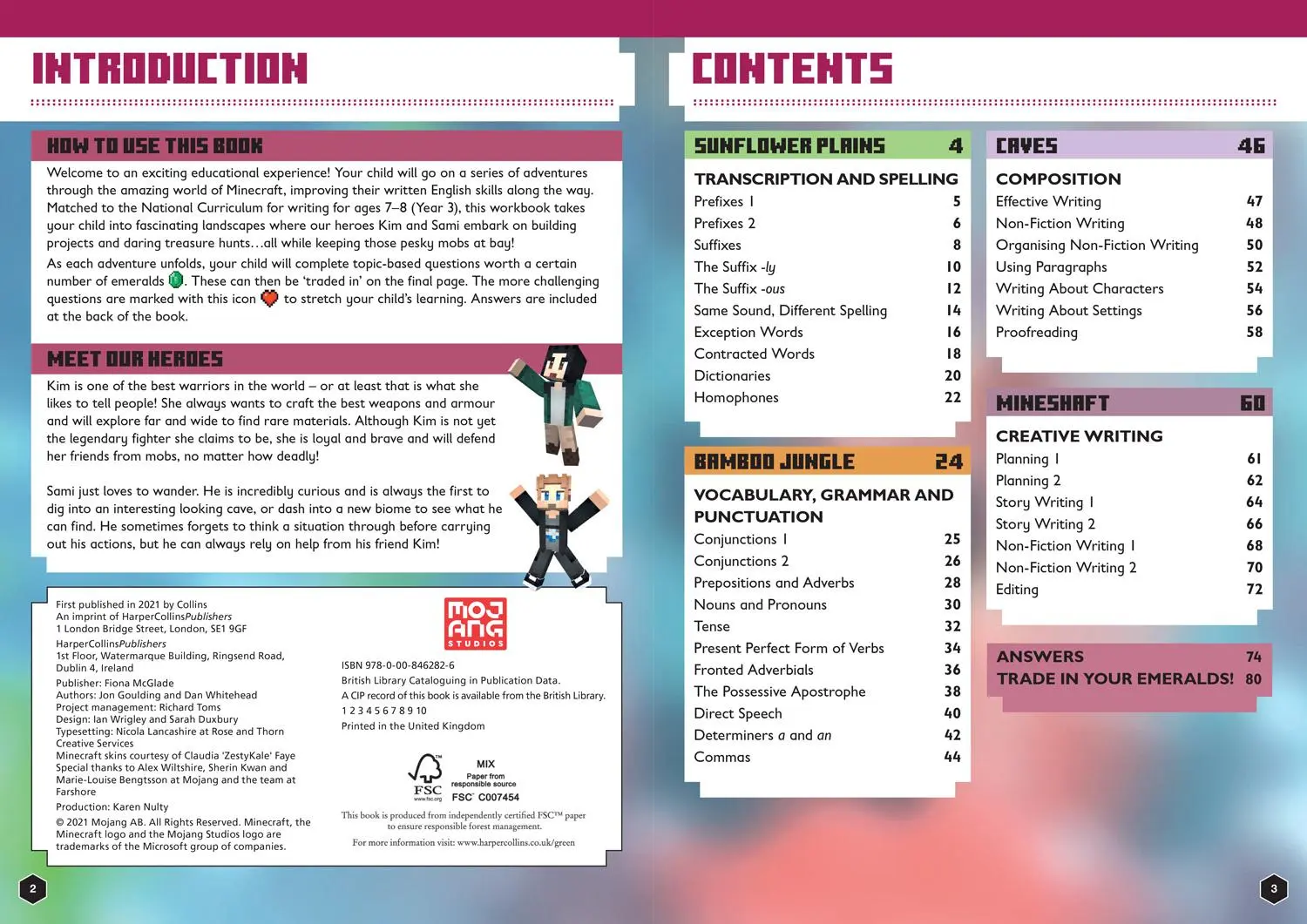 Bild: 9780008462826 | MNCRFT EDU_MNCRFT ENG AGES 7-8 | Collins Ks2 | Taschenbuch | Englisch