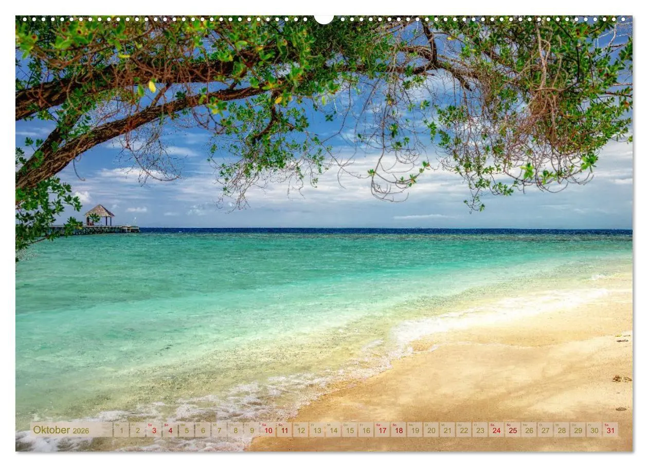 Bild: 9783457942826 | Malerische Malediven (Wandkalender 2026 DIN A2 quer), CALVENDO...
