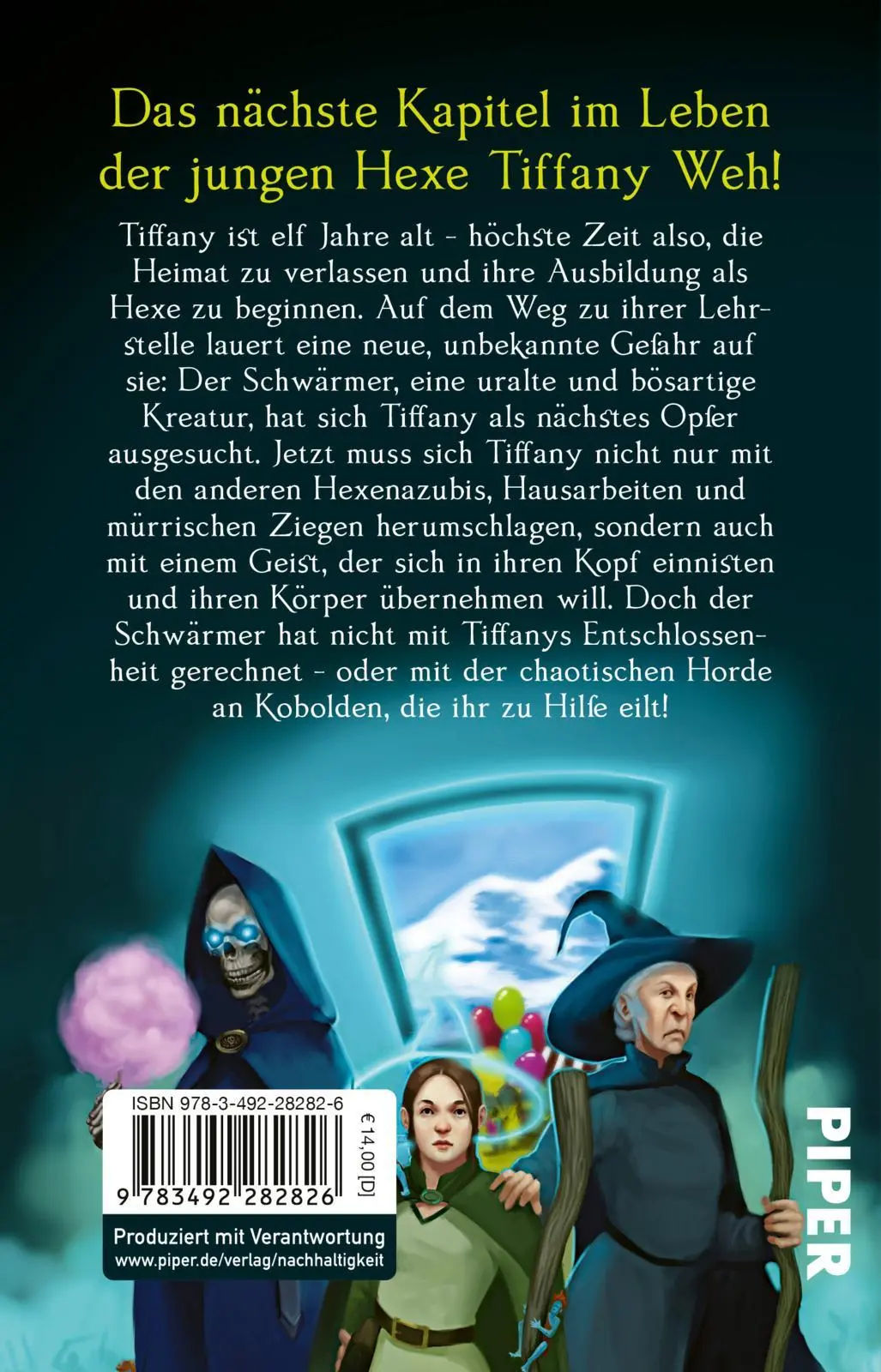 Rückseite: 9783492282826 | Ein Hut voller Sterne | Terry Pratchett | Taschenbuch | Tiffany Weh