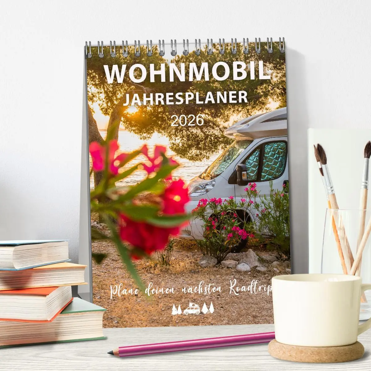 Bild: 9783516342826 | Wohnmobil Jahresplaner (Tischkalender 2026 DIN A5 hoch), CALVENDO...