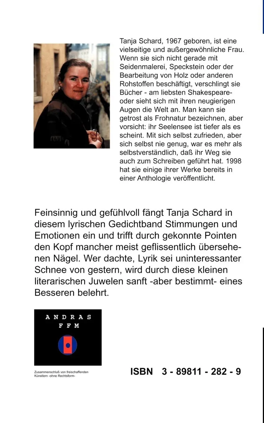 Rückseite: 9783898112826 | Zu neuen Ufern | Tanja A. Schard | Taschenbuch | 96 S. | Deutsch