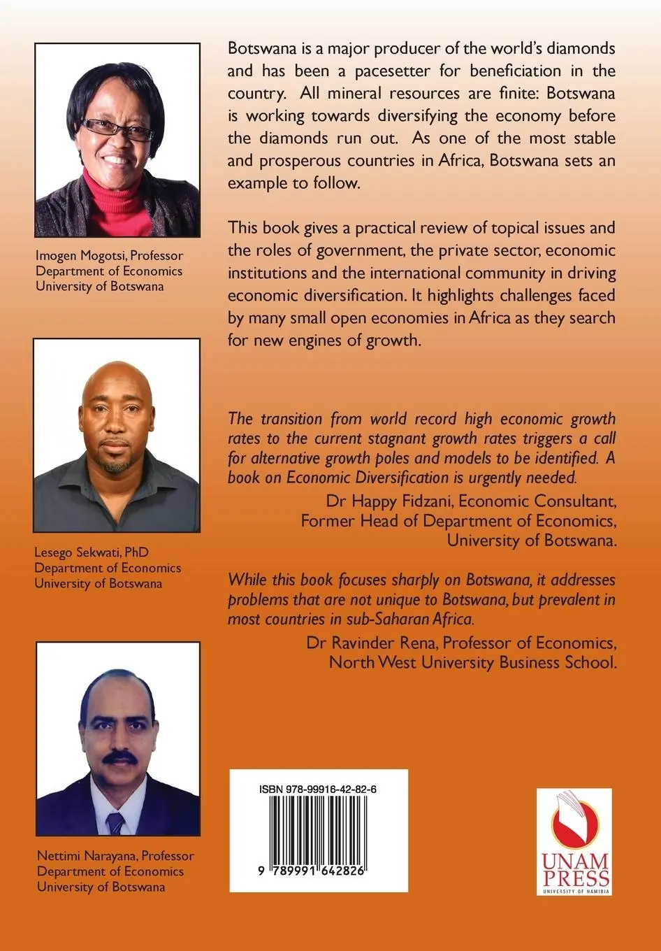 Rückseite: 9789991642826 | Economic Diversification in Africa | Lessons from Botswana | Buch
