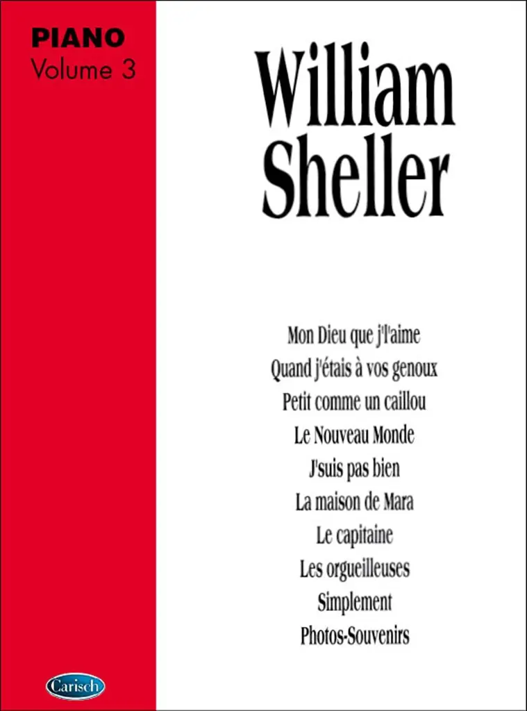 Cover: 9790231102826 | William Sheller: Volume 3 | Buch | 2001 | Carisch France