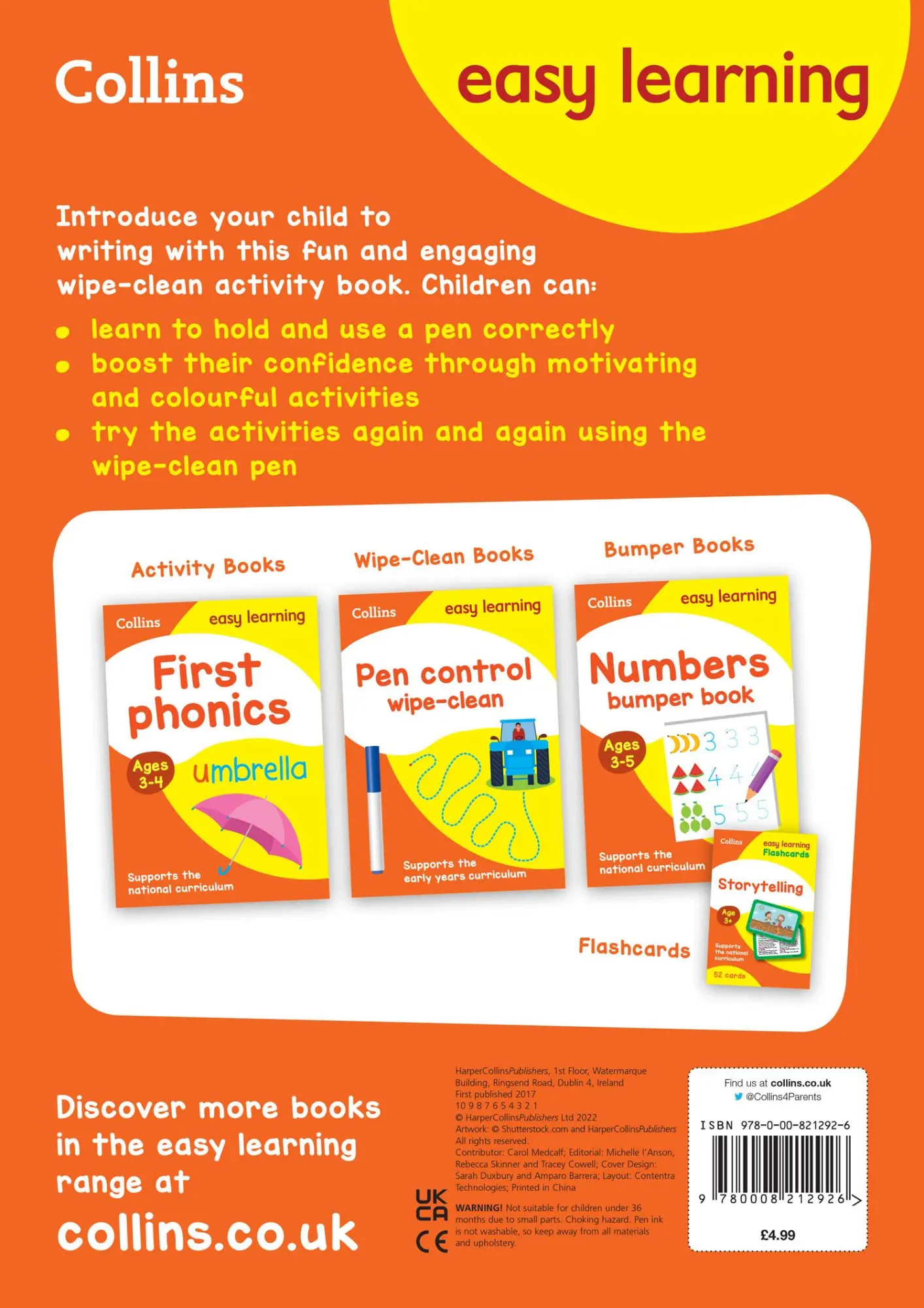 Bild: 9780008212926 | Lower-Case Letters | Wipe-Clean | Harpercollins Uk | Taschenbuch
