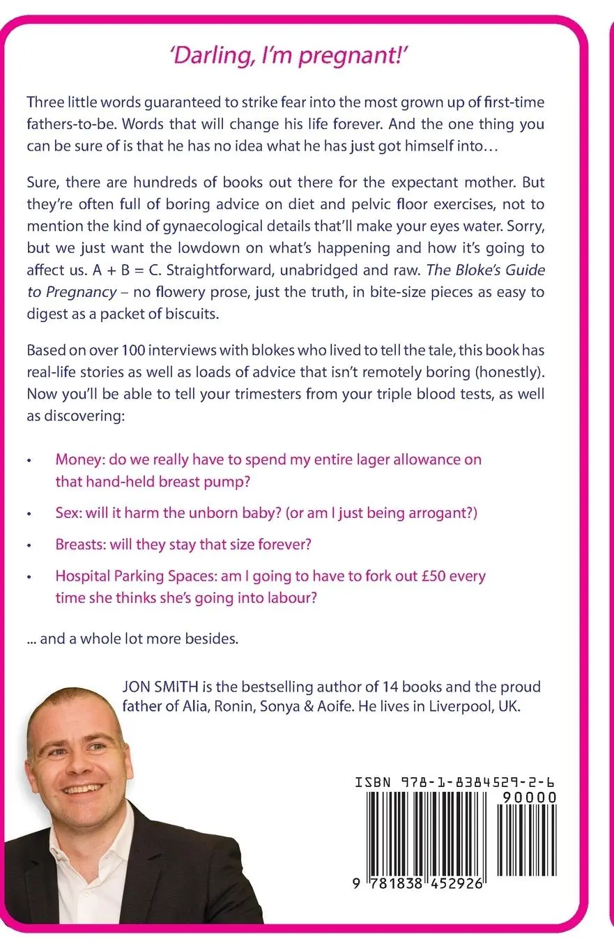 Rückseite: 9781838452926 | The Bloke's Guide to Pregnancy | Jon Smith | Taschenbuch | Englisch