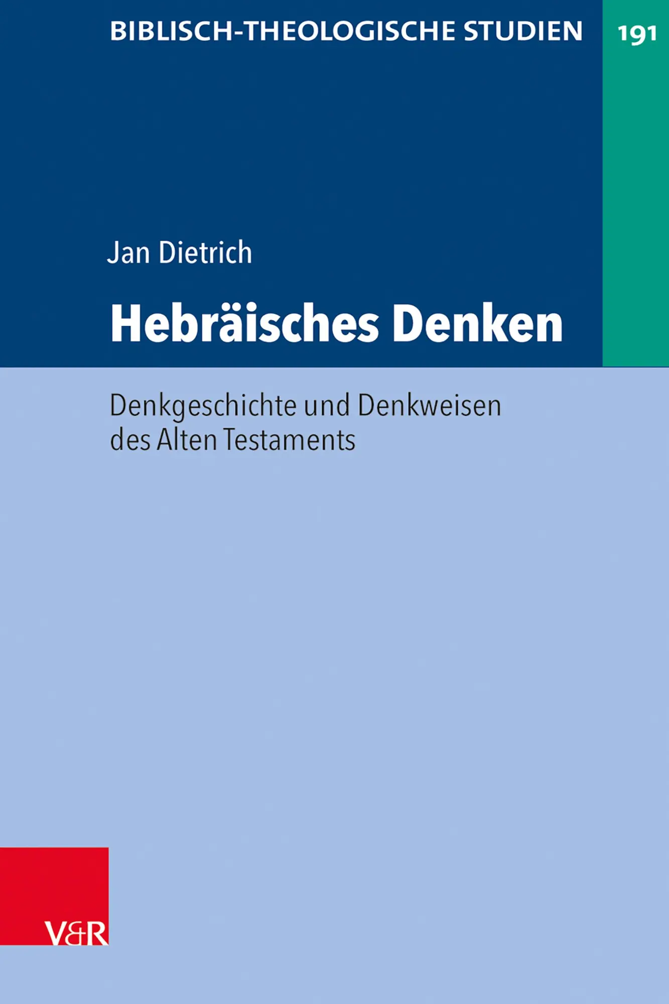 Cover: 9783525552926 | Hebräisches Denken | Jan Dietrich | Taschenbuch | 237 S. | Deutsch