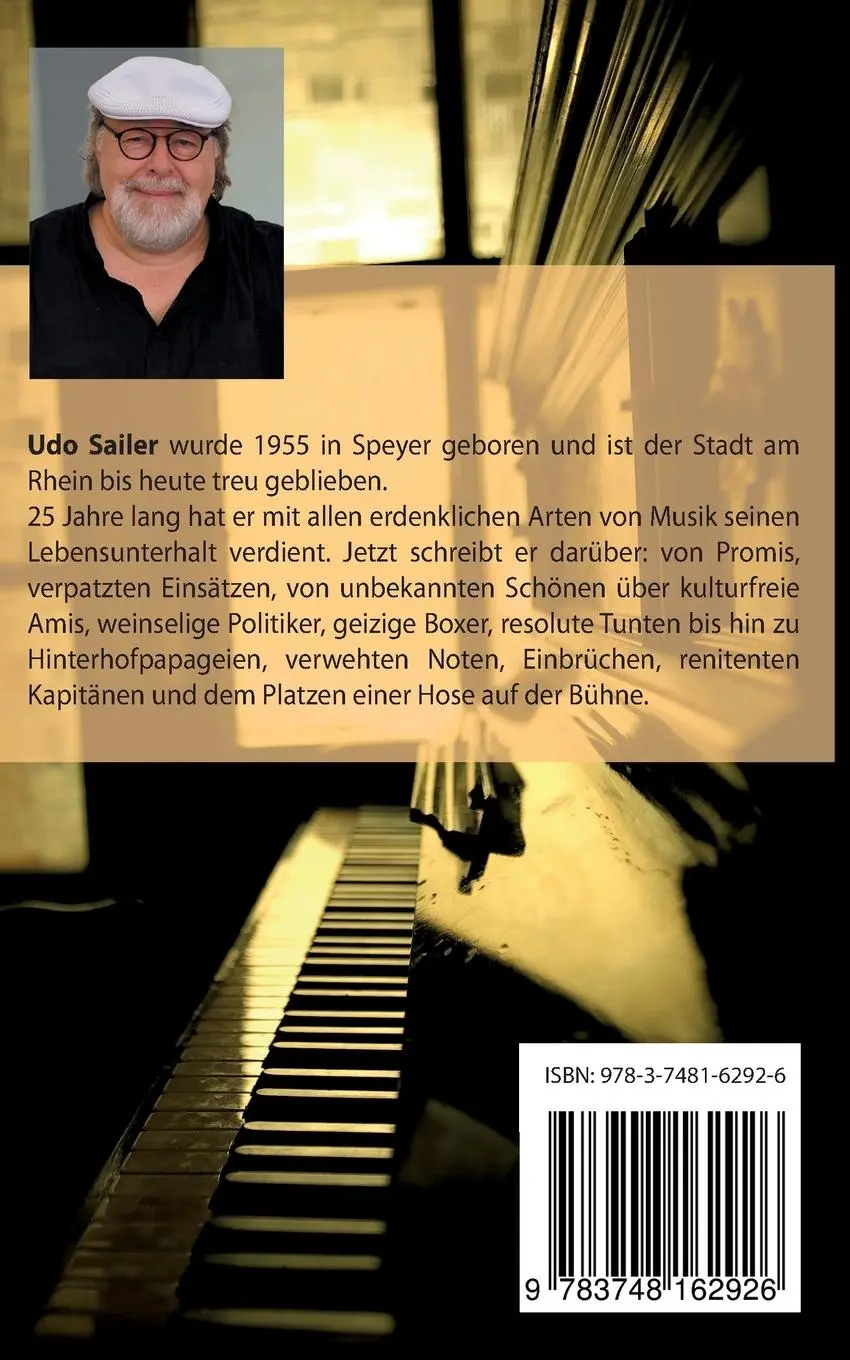 Rückseite: 9783748162926 | Die Musik-Hure | Udo Sailer | Taschenbuch | 308 S. | Deutsch | 2019