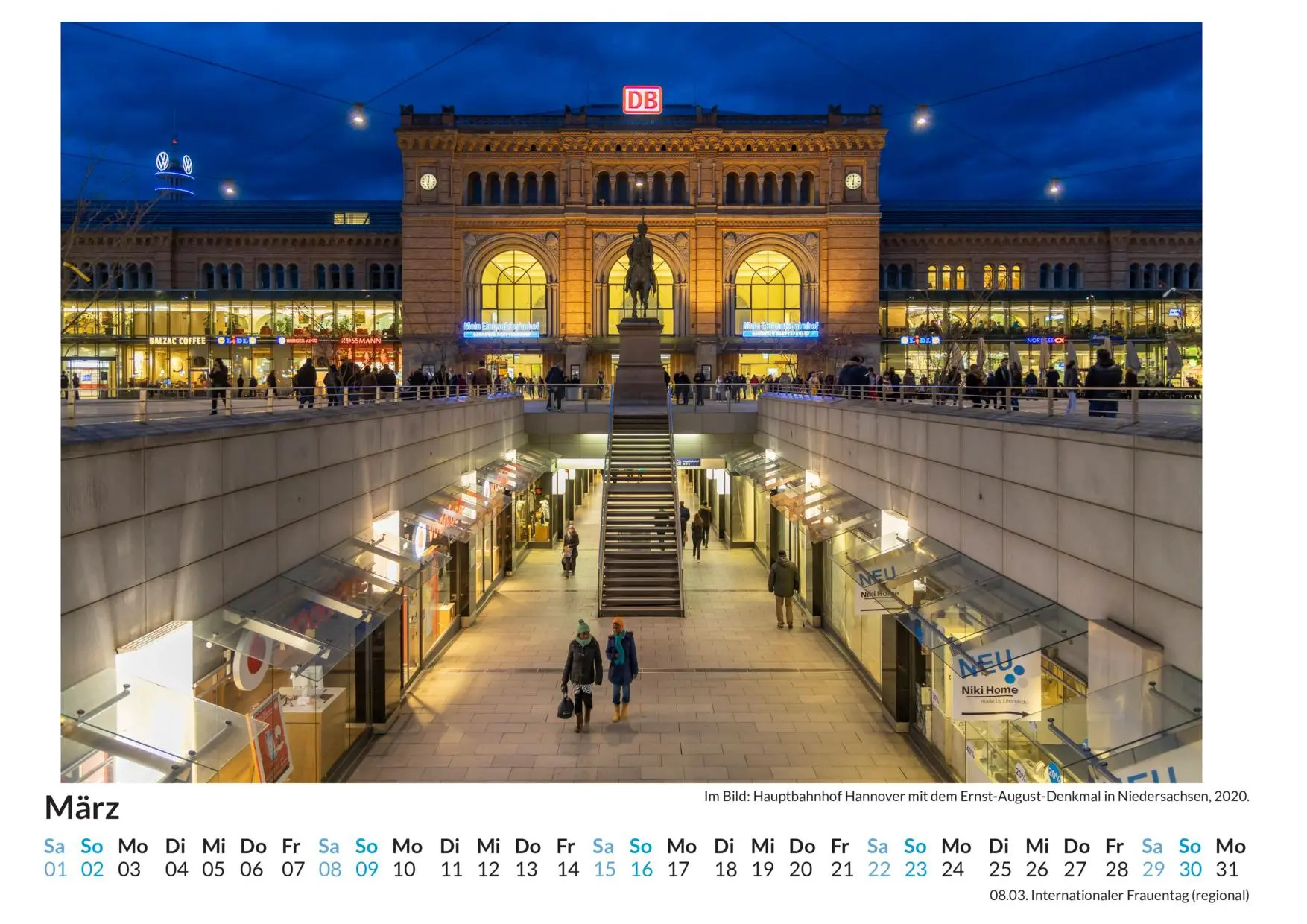 Bild: 9783759122926 | Bahnhöfe - (Wandkalender 2025, Kalender DIN A4 quer, Monatskalender...